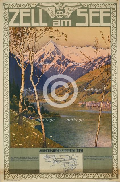 Imperial Royal Austrian State Railways: Zell am See, c1900-1910. Creator: Jahn, Gustav (1879-1919).