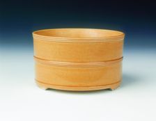 Imperial yellow glazed censer, Transitional or Kangxi period, Qing dynasty, China, 17th century