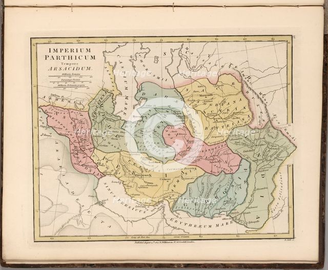 Imperium Parthicum (Parthian empire). Artist: Wilkinson, Robert (active End of 18th cen.)
