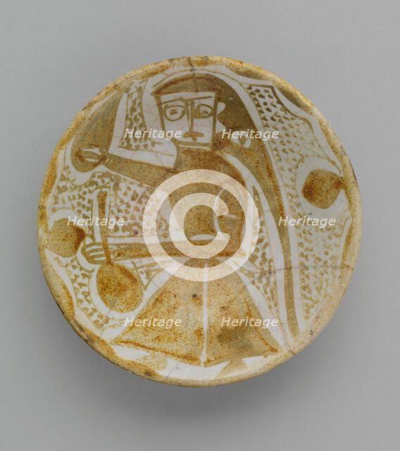Imported Luster Bowl, Iraq, 10th century. Creator: Unknown.