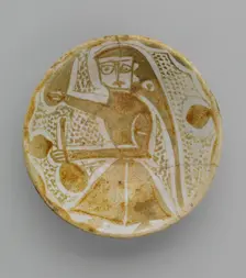 Imported Luster Bowl, Iraq, 10th century. Creator: Unknown