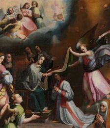 Imposition of the chasuble on Saint Ildefonso, between 1603 and 1609. Creator: Santiago Moran the Elder
