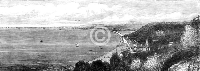 Improvements on the Kentish coast:...the new Embankment, 1881. Creator: Unknown.