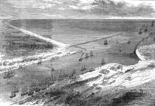 Improvements at the Sulina Mouth of the Danube, 1871. Creator: Unknown