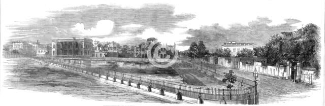 Improvements in Calcutta: The Dunkin Bustee, in Chowringhee, 1860. Creator: Unknown.