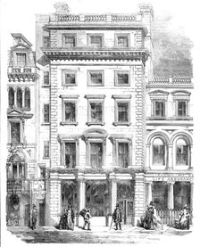 Improvements in Fleet-Street - the Union Bank of London, Temple Bar Branch, 1857. Creator: Unknown