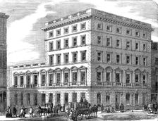Improved London Street Architecture: No. 184, Strand, 1856. Creator: Unknown