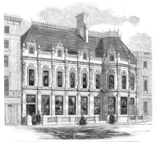 Improved street architecture: Mr. Harry Emanuel's new house of business in Brook-Street..., 1860. Creator: Unknown