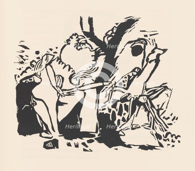 Improvisation 4. From Klänge (Sounds) , 1913. Creator: Kandinsky, Wassily Vasilyevich (1866-1944).