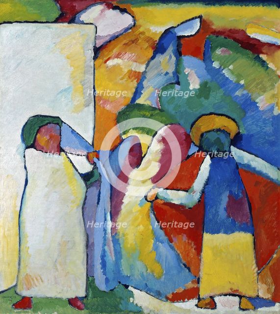 Improvisation 6 (African), 1909. Creator: Kandinsky, Wassily Vasilyevich (1866-1944).