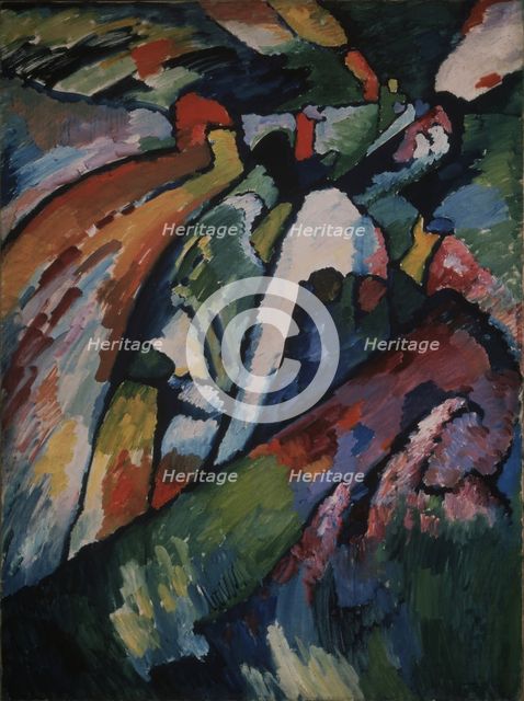 Improvisation 7, 1910. Artist: Kandinsky, Wassily Vasilyevich (1866-1944)