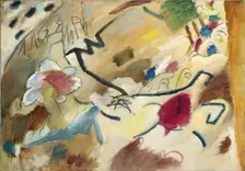 Improvisation with horses (Study for Improvisation 20), 1911