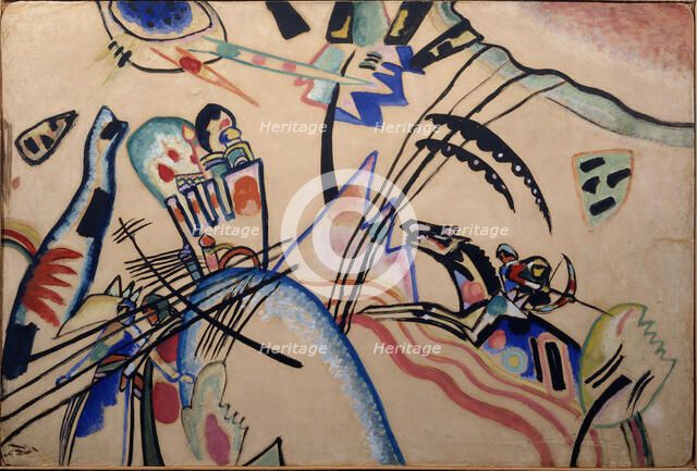 Improvisation, c. 1913. Artist: Kandinsky, Wassily Vasilyevich (1866-1944)