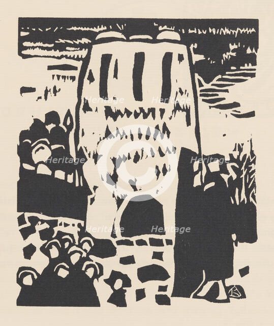 Improvisation I. From Klänge (Sounds) , 1913. Creator: Kandinsky, Wassily Vasilyevich (1866-1944).