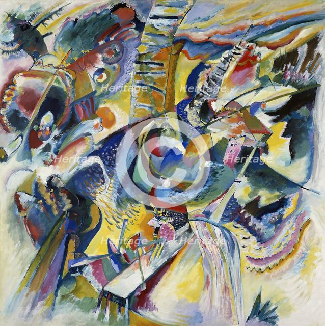 Improvisation Klamm, 1914. Creator: Kandinsky, Wassily Vasilyevich (1866-1944).