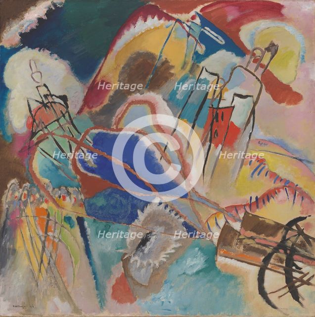 Improvisation No. 30 (Cannons), 1911-1913. Creator: Vassily Kandinsky.