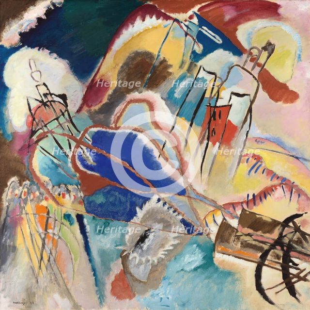 Improvisation No. 30 (Cannons), 1913. Creator: Vassily Kandinsky.