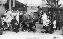 Improvised camel, auxiliary hospital, Rue Lafayette, Paris, France, World War I, 1914-1918