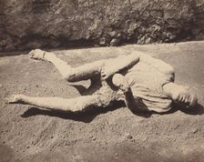 Impronte Umane, Pompei (Human Cast, Pompeii), 1873. Creator: Giorgio Sommer