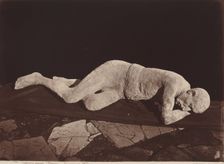 Impronte Umane, Pompei (Human Cast, Pompeii), 1873. Creator: Giorgio Sommer