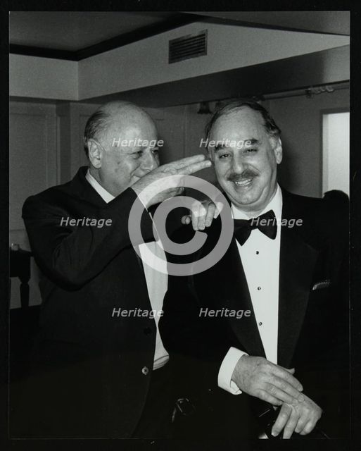 Impresario Harold Davison and guitarist Ron Anthony, London, 28 May 1992. Artist: Denis Williams