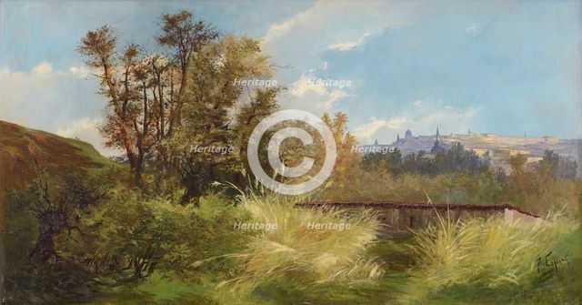 Impression of the light of Madrid, 1881. Creator: Juan Espina y Capo.