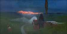 Impression of Gloomy Thoughts, c1895. Creator: Marian Wawrzeniecki