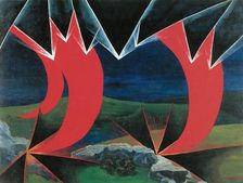 Impressions of Bombardment (Shrapnels and Grenades), 1926