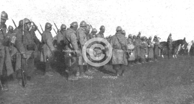 ''Impressions Macedoniennes; Avant une revue.', 1915. Creator: Unknown.