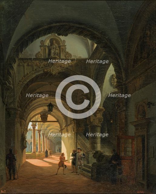 Imprisonment of Francis I, c1825. Creator: Migliara, Giovanni (1785-1837).