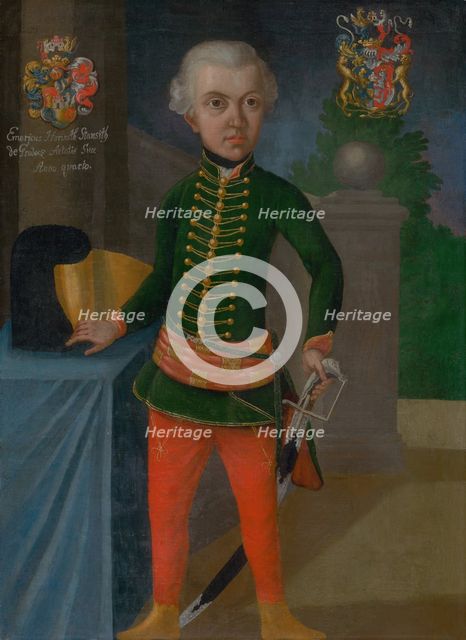 Imrich Horváth-Stancic in his fourth year, 1750.  Creator: Ján Gottlieb Kramer.