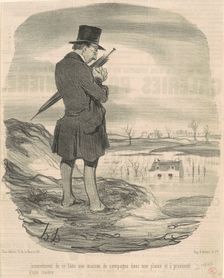 In convénient de se batir une maison de campagne ..., 19th century. Creator: Honore Daumier
