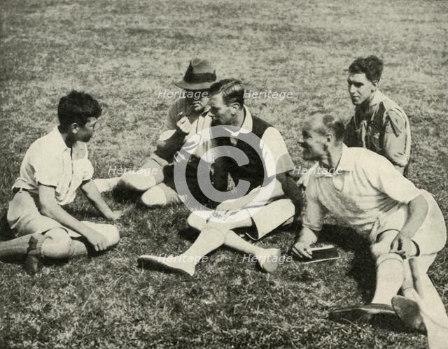 'In Camp at Southwold, Suffolk: A Friendly Chat', 1937. Creator: Unknown.