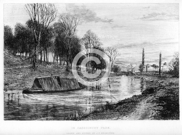 'In Cassiobury Park', c19th century.Artist: John Postle Heseltine