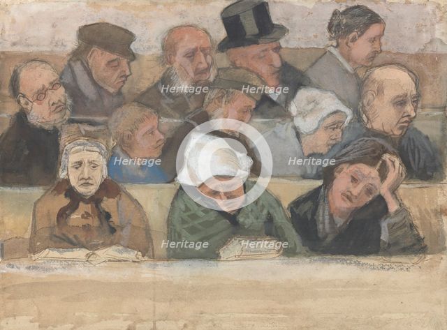 In church, 1882. Creator: Gogh, Vincent, van (1853-1890).