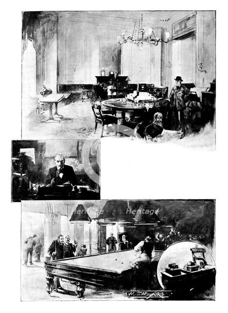 In Clubland - No. V: the Travellers' Club..., 1898. Creator: Unknown.