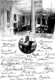In Clubland - No. V: the Travellers Club - The Favourite Chair, 1898. Creator: Unknown
