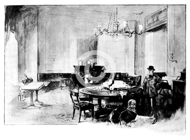 In Clubland - No. V: the Travellers' Club - the Morning Room, 1898. Creator: Unknown.