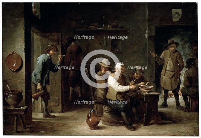 'In a Tavern', 1640s. Artist: David Teniers II