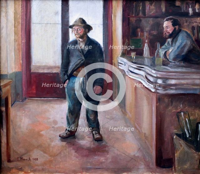 In a Tavern, 1890.