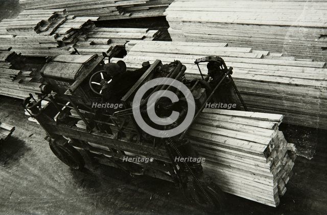 In a woodworking factory, Russia, 1950s. Artist: Unknown