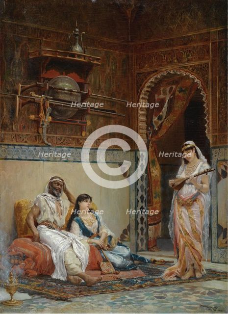 in a Harem. Artist: Baratti, Filippo (1868-1901)
