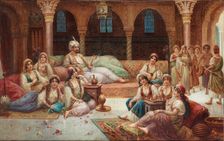 in a Harem. Artist: Delincourt, J. G. (active Mid of 19th cen.)
