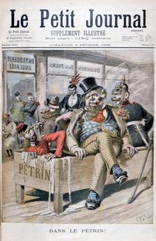 In a Mess! 1896. Artist: Henri Meyer