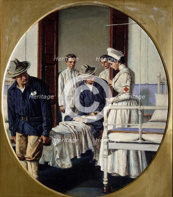 In a Military Hospital, 1901. Artist: Vereshchagin, Vasili Vasilyevich (1842-1904)