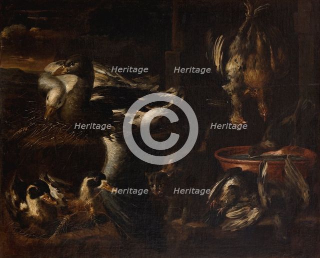 In a Pantry, 1st half of 17th century Creator: Giacomo Legi.