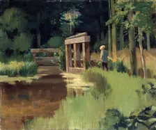 In a Park 19th century. Artist: Edouard Manet