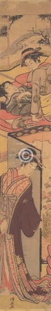 In a Pleasure House, late 18th century. Creator: Torii Kiyonaga.