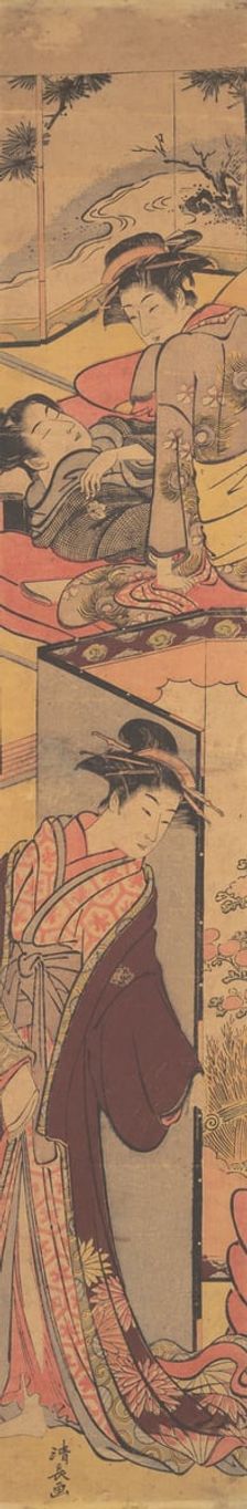 In a Pleasure House, late 18th century. Creator: Torii Kiyonaga