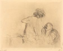 In a Private Room (first plate), 1909. Creator: Jean Louis Forain